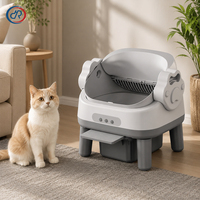 Prix fabricant OEM Bac à litière pour chat autonettoyant sans odeur, automatique, intelligent, facile à nettoyer, grand espace intérieur