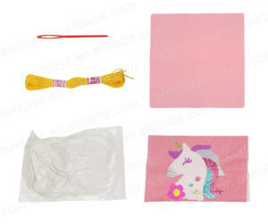 Set di bellezza artigianale giocattoli di cuscini fatti a mano per il futuro pensiero Super stelo regali per le ragazze kit di feltro per bambini - Product Image 5