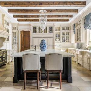 French Country <strong>Kitchen</strong> Cabinet American Style White Design Full Complete Custom Modern <strong>Flat</strong> <strong>Pack</strong> <strong>Kitchen</strong> Cabinets with Sink - Product Image 6