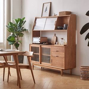 IMK armadio portaoggetti in legno mensola espositore per sala da pranzo <span class=keywords><strong>credenze</strong></span> - Product Image 6