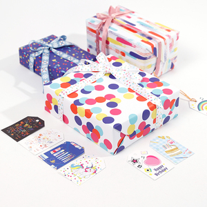 High Quality Wholesale 80g Rich and Colorful <b>Birthday</b> Art <b>Paper</b> Tissue 43*300cm Gift Luxury Custom Packaging <b>Wrapping</b> <b>Paper</b> Roll - Product Image 4