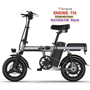 Free Shipping Bicicleta Electrica Engwe Bike 2022 Eu Us Uk Warehouse T14 Folding Engwe T14 E Bike Mini Electric Bikes