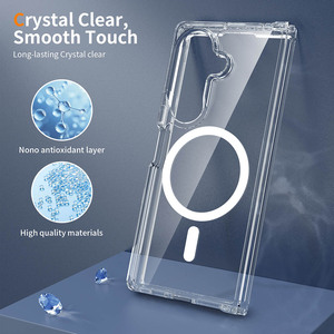 Fundas Delgadas Transparentes Antiamarillas de Acrílico Flexible de 2 mm con Bisagra para Samsung Galaxy Z Fold 6/7/8, Cubierta Magnética de PC para Z Flip 6/7 - Product Image 2