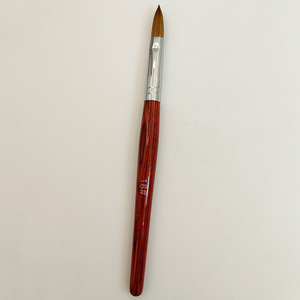 100% Kolinsky Sable Nail <b>Brush</b> Red Wood <b>Round</b> Flat Acrylic Size 12 14 16 18 20 Manicure Salon Painting Drawing Nail Art Tool - Product Image 6