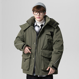 Couleur unie rembourrage chaud vers le bas de veste hommes vestes militaires <span class=keywords><strong>pour</strong></span> les hommes <span class=keywords><strong>manteau</strong></span> <span class=keywords><strong>d</strong></span>'<span class=keywords><strong>hiver</strong></span> hommes veste - Product Image 1