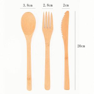 Juego de Cubiertos de Bambú Portátil para Viaje, con Palillos, Cuchara, Pajita y Bolsa de Tela, Juego de Seis Piezas con Logotipo Personalizado - Product Image 6