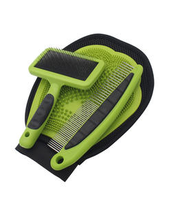 Guantes de Baño para Mascotas con Cepillo, Set de Peine de Plástico, Guantes de Aseo para Gatos, Herramienta para Recoger Pelo Flotante y Limpiar el Pelo, Alisador - Product Image 2