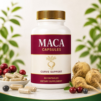 Capsules d'extrait de racine de MACA pour femmes et hommes adultes - Stimulant naturel des fesses et des hanches, soutien immunitaire, complément alimentaire à base de plantes sans gluten