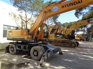 รถขุดฮุนได รุ่นฮุนได 225w-9 รถขุดล้อยางมือสอง รถขุดฮุนไดมือสอง รุ่น 220-9 225-9 - Product Image 3