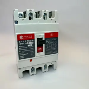 Hot plastic case circuit breaker industrial low voltage electrical 3P4P 125A 250A 400A 800A short circuit protection