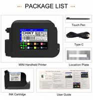 Printer Label Termal Mini Portabel Harga Terjangkau Kode Tanggal Kedaluwarsa Ringan Printer Mini Portabel untuk Kulit PU