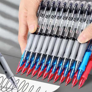 Stylos Gel Rétractables en Plastique en Gros 0,7 mm Bleu/Rouge, Impression de Logo Personnalisé, Fournitures Scolaires et de Bureau Promotionnelles pour Étudiants - Product Image 3