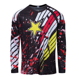 Nuevos hombres Downhill Jersey motocicleta Jersey camisas camisetas Venta caliente hombres de manga larga al aire libre Motocross Gear <span class=keywords><strong>DH</strong></span> ciclismo Casual - Product Image 2