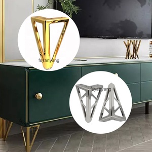 Yanyang Iron Furniture <strong>Sofa</strong> <strong>Bed</strong> Feet Polishing Chrome Gold Zinc Alloy Replacement Metal Cabinet <strong>Black</strong> <strong>Sofa</strong> Leg - Product Image 6