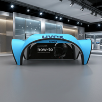Stand Publicitaire Gonflable pour Salon Automobile, Tente Publicitaire Gonflable Personnalisée Imprimée, Portable, 4x6m, Imperméable et Résistante au Vent
