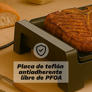 Piastra elettrica Grunkel da 2200W con superficie antiaderente per uso interno ed esterno - Product Image 4
