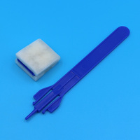 Écouvillon pré-humidifié en polyuréthane contenant 10 ml de tampon de neutralisation pour la surveillance environnementale et l'échantillonnage de surface