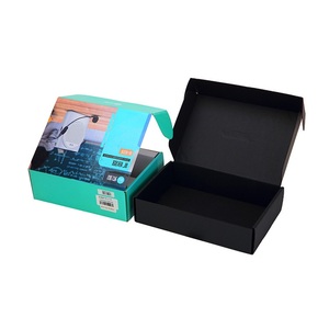 Caja de embalaje cuadrada ecológica promocional para envíos, con impresión personalizada y logotipo, para minoristas. - Product Image 3