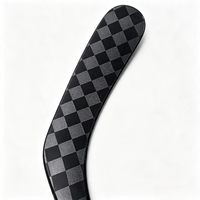 Bâton de hockey sur glace senior en fibre de carbone, monobloc, haute résistance, léger (380g), usage adulte/universel, plusieurs choix de lames