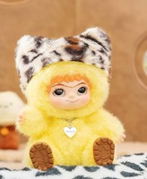 WAKUKU Maomao's Trendy Party Series Super Soft Plush Blind Boxes Moving Ears Figurines Mesh Lining Unisex Stress Relief Gift