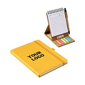 Wholesale Custom Logo Print Notebooks 80 <b>Sheets</b> for College Conference Meeting Office Business Promo Gift PU Leather A6 Notebook - Product Image 1