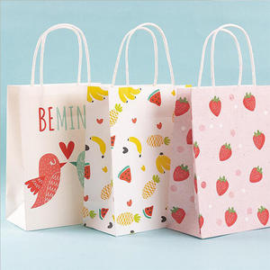 Wholesale Custom Printed Logo Luxury <b>Gift</b> Ivory Board Recyclable Underwear Cloth Birthday Shoes Paper Packaging Shopping <b>Bag</b> - Product Image 6