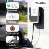 Nueva Estación de Carga Rápida para Vehículos Eléctricos Penoda de 20-40KW OCPP 1.6J DC, CCS1/CCS2/GB/T para Fabricación