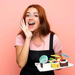 Palillos Decorativos Creativos para Fiestas con Forma de <span class=keywords><strong>Sombrilla</strong></span> de 10 cm con Decoraciones Tropicales Hawaianas Tiki para Campamentos y Barbacoas - Product Image 2