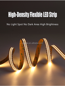 Tira de LED Flexible de Alta Densidad de un Solo Color, 480 LED/m, 15 mm, DC24V, SMD 2835, para Decoración Comercial y del Hogar - Product Image 3