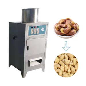 Hazelnut Cashew Nut Processing Machine Automatic Cashewnut Kernel Decorticator Cashew Nut Peeler Hazelnut Peeling Machine