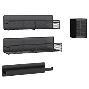 Estante magnético para especias para refrigerador, cesta de almacenamiento multicapa, organizador de cocina sin perforación, accesorio colgante para nevera - Product Image 5