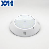 Lampe ronde en plastique ABS étanche IP68, économie d'énergie, 12V, lumière LED murale pour piscine, avec certificats CE et RoHS