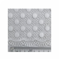Tissu en dentelle brodée soluble dans l'eau pour robe de mariée, robe de cérémonie, fournisseur de vêtements de mode RTW