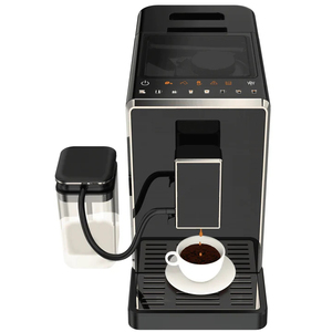 Nueva máquina de café Espresso automática de gran venta, molienda de granos de café con Espumador de leche, <span class=keywords><strong>cafetera</strong></span> automática con pantalla táctil - Product Image 1