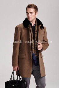 Abrigo de Cachemira de lana <span class=keywords><strong>Camel</strong></span> de alta calidad para hombre - Product Image 6