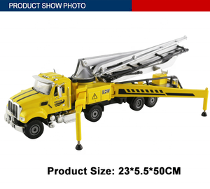 Kendaraan Konstruksi 1:55 Diecast, Mainan Model Truk Pompa Beton - Product Image 3