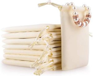 Sacs en velours à cordon de serrage en gros, pochettes de rangement de voyage, sacs cadeaux pour Noël et fêtes de mariage - Product Image 1