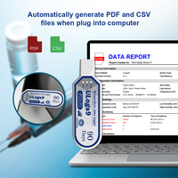 Registrador de Datos de Temperatura USB de Un Solo Uso con Carcasa de Plástico para Almacenamiento en Frío y Transporte Farmacéutico
