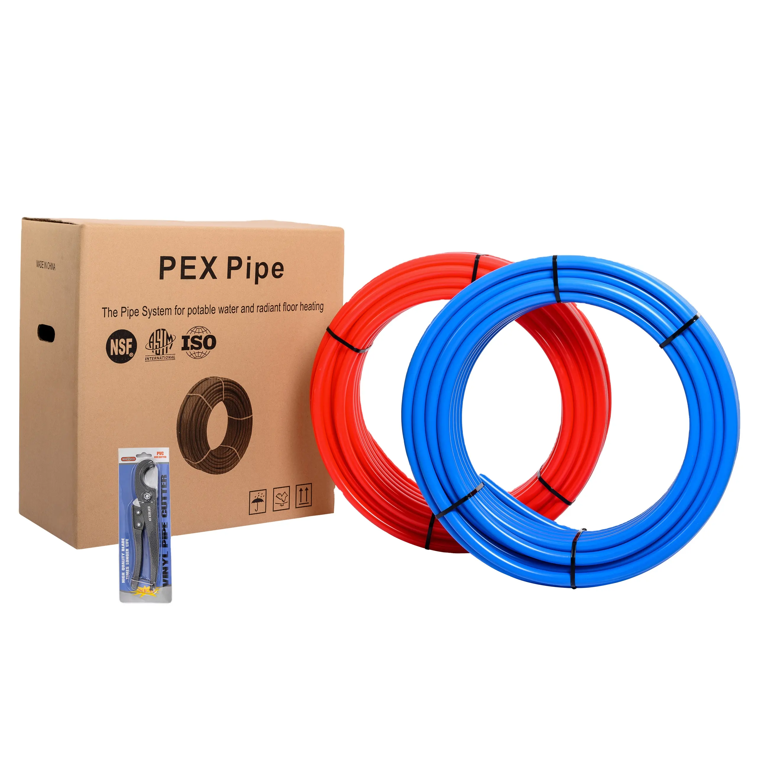 ASTM standard NSF CAS certification pex pipe for plumbing potable water supply 1/2 inch