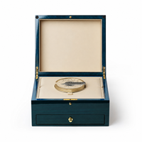 Boîte cadeau en bois multicouche personnalisée pour parfum, coffret de luxe à tiroirs pour bijoux et parfums, emballage artisanal avec doublure colorée, finition mate faite à la main