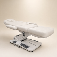 Table de soin esthétique électrique à 4 moteurs, hauteur réglable, télécommande, salon de beauté, spa, tatouage, microblading, clinique dentaire