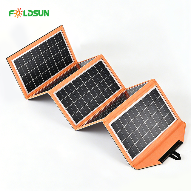 FOLDSUN Portable 20W Foldable Mini Monocrystalline Solar Panel USB Charger CE ROHS Certified Lightweight High Efficiency