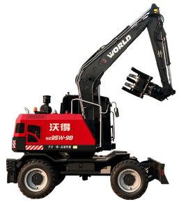 Ventas de fábrica WORLD Brand EPA Excavadora de ruedas pequeña de 6 toneladas con martillo opcional - Product Image 1