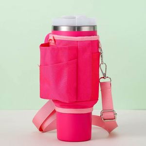 Porte-gobelet isotherme en néoprène – Housse de bouteille d'eau réutilisable et écologique avec porte-clés, idéale pour l'extérieur, la maison et comme cadeau - Product Image 2