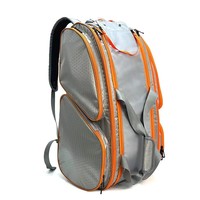 Grand sac à dos en nylon 30-40L pour raquettes de tennis et de pickleball avec compartiment pour raquettes et chaussures