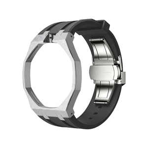 Boîtier de montre en acier inoxydable Upro, couleur or givré, avec bracelet pour APXSwatch Royal Pop Laxury Watch Mod, accessoires de remplacement - Product Image 5