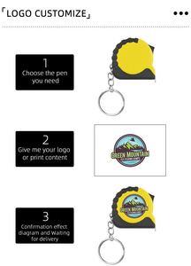 Portable Mini Measuring Tape with Logo 1m Practical Promotional <b>Gifts</b> - Product Image 6