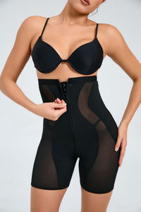 Shorts gainants taille haute pour femmes, grandes tailles, avec contrôle du ventre et amincissement des cuisses, effet rehausseur de fesses fin - Product Image 2