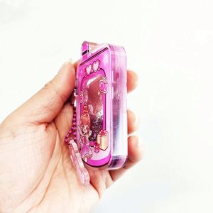 Custom Popular Liquid Flash Clear Charm <b>Anime</b> Shaker <b>Keychain</b> Custom Quicksand Acrylic <b>Keychain</b> - Product Image 5