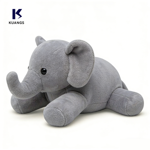 2026 Popüler Sıcak Satış Sevimli Süper Yumuşak Gerçekçi Özel Toptan Hayvan Peluş Fil Oyuncak Çocuklar İçin Uyku Arkadaşı - Product Image 5